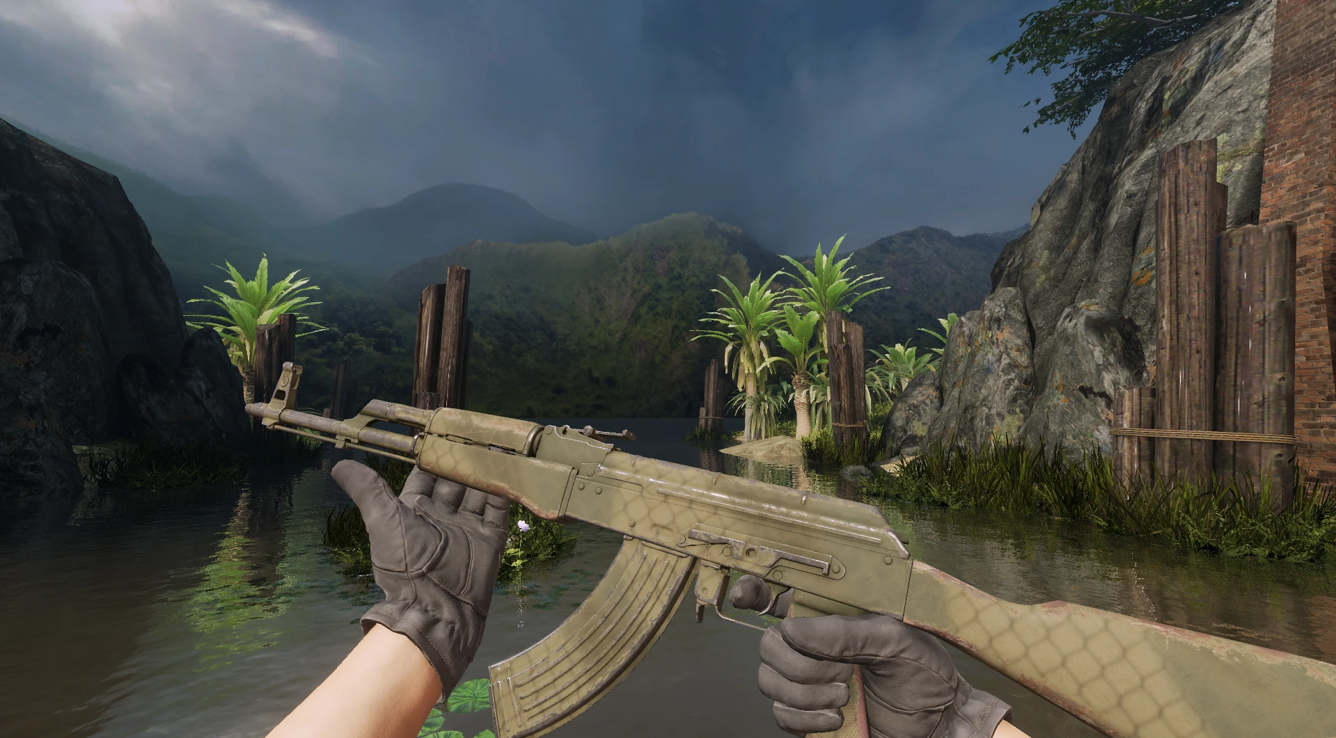 AK-47 Safari Mesh CS2 budget rifle skin classic cheap AK