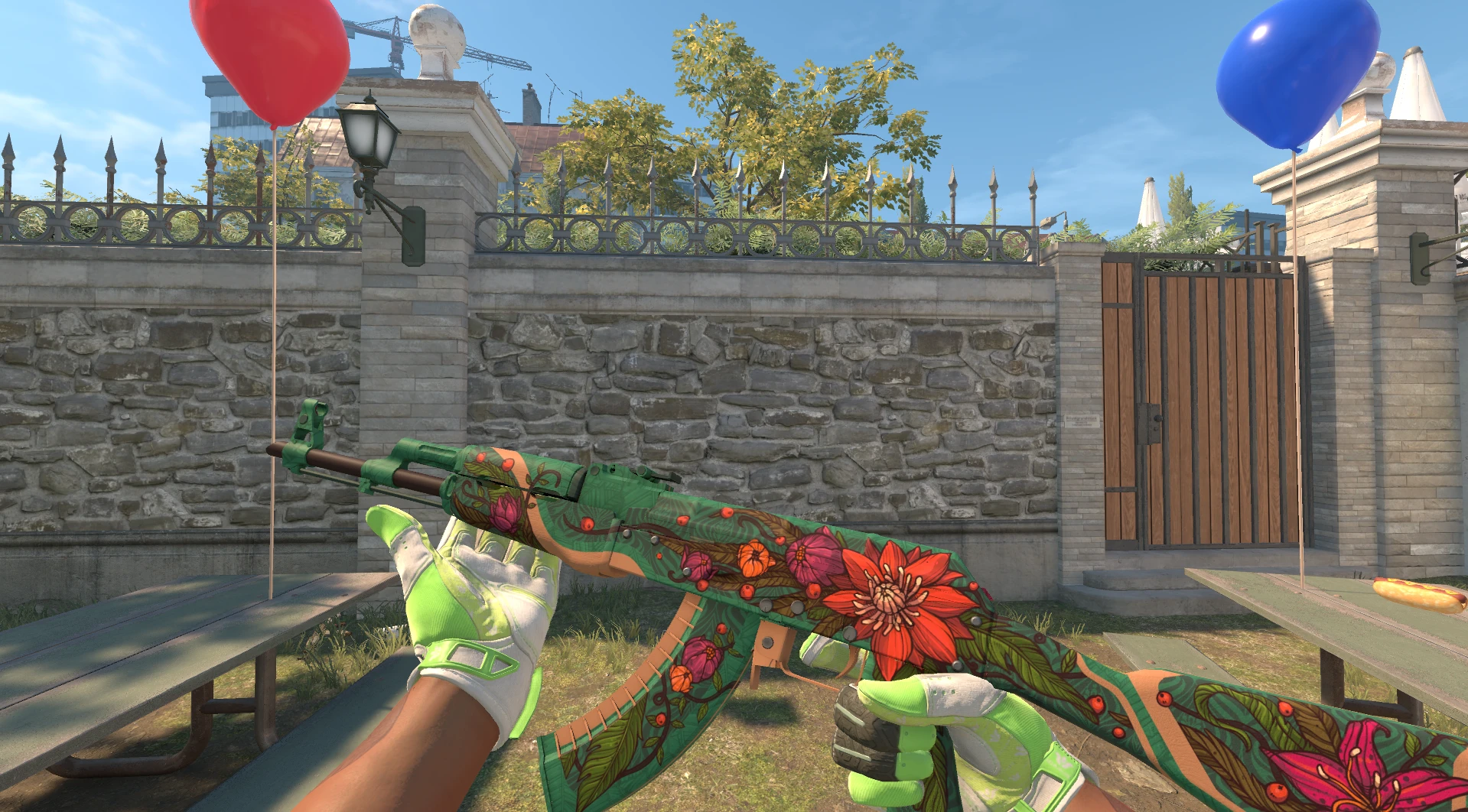 AK-47 Wild Lotus Factory New green CS2 skin most expensive