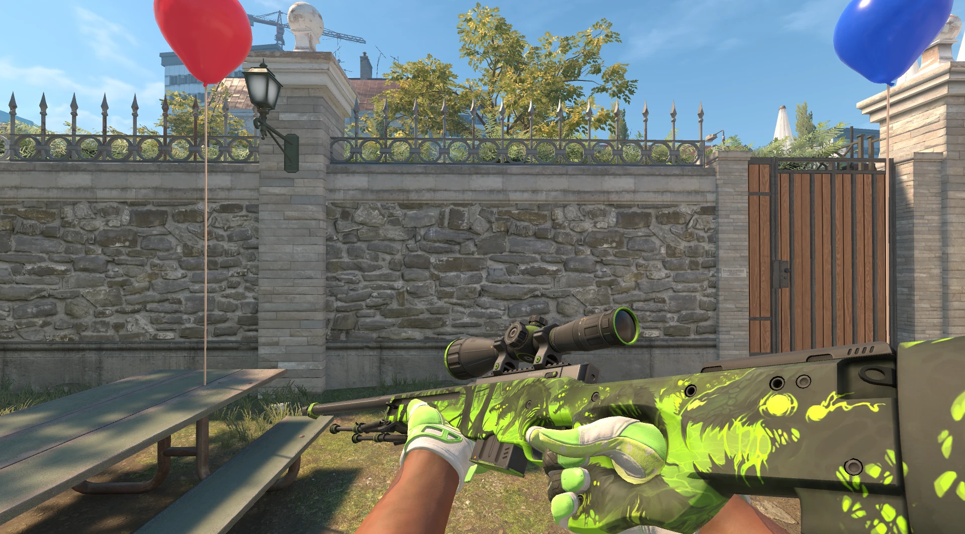 AWP Containment Breach Factory New green CS2 skin