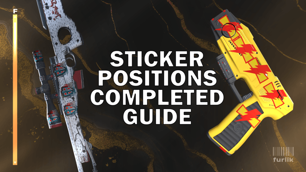 Complete CS2 sticker positions guide 2026 covering all weapon classes