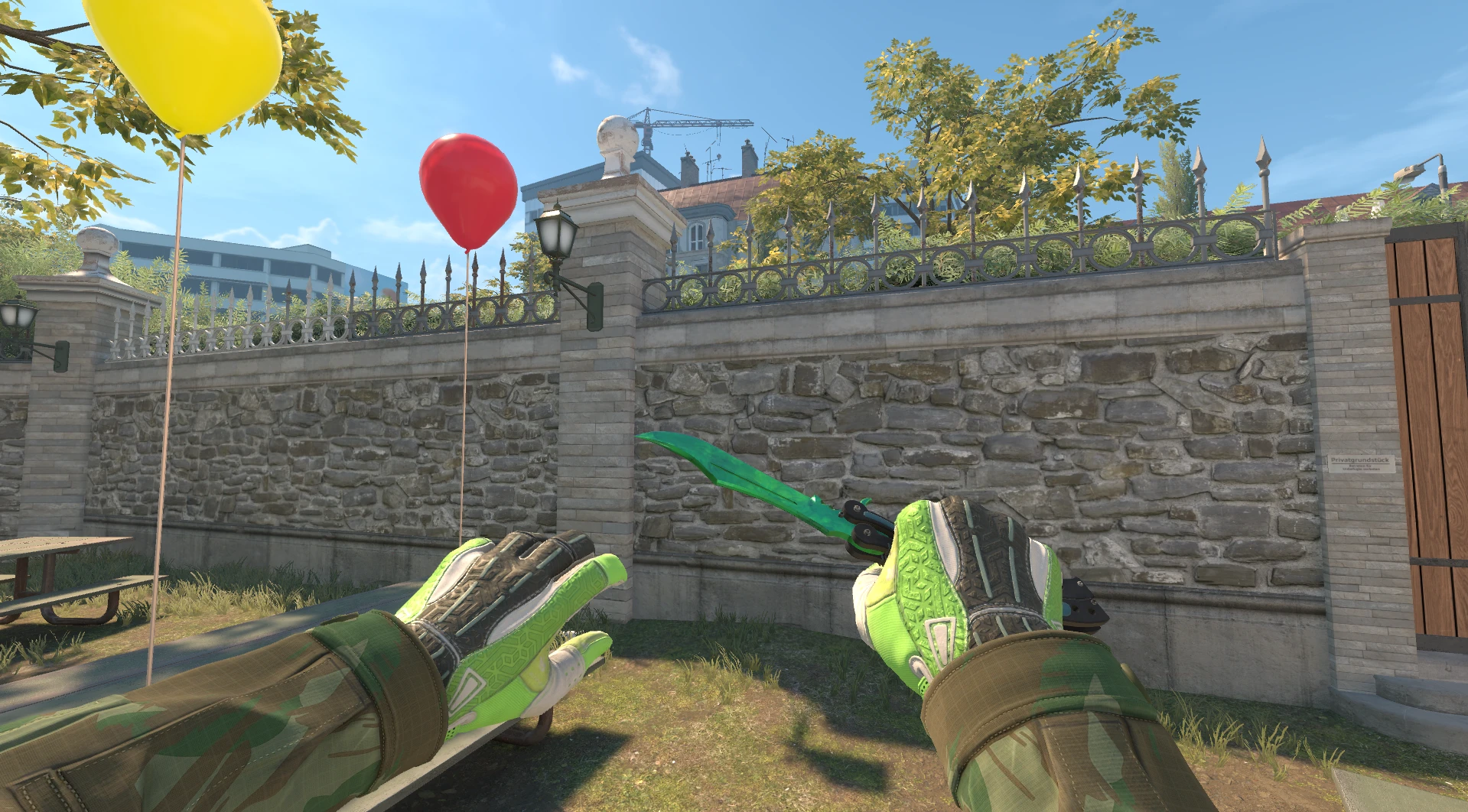 Butterfly Knife Gamma Doppler Emerald Factory New green CS2 knife