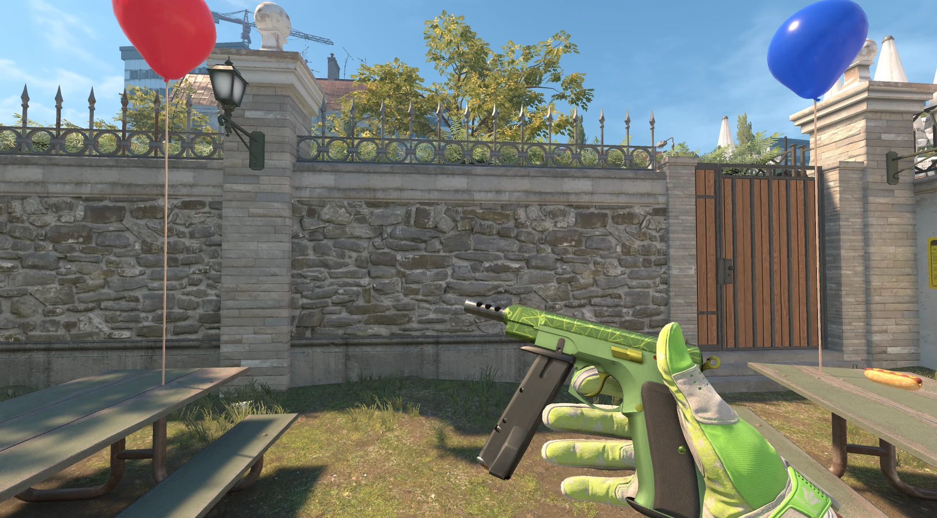 CZ75-Auto Emerald Quartz Factory New green CS2 skin Norse Collection