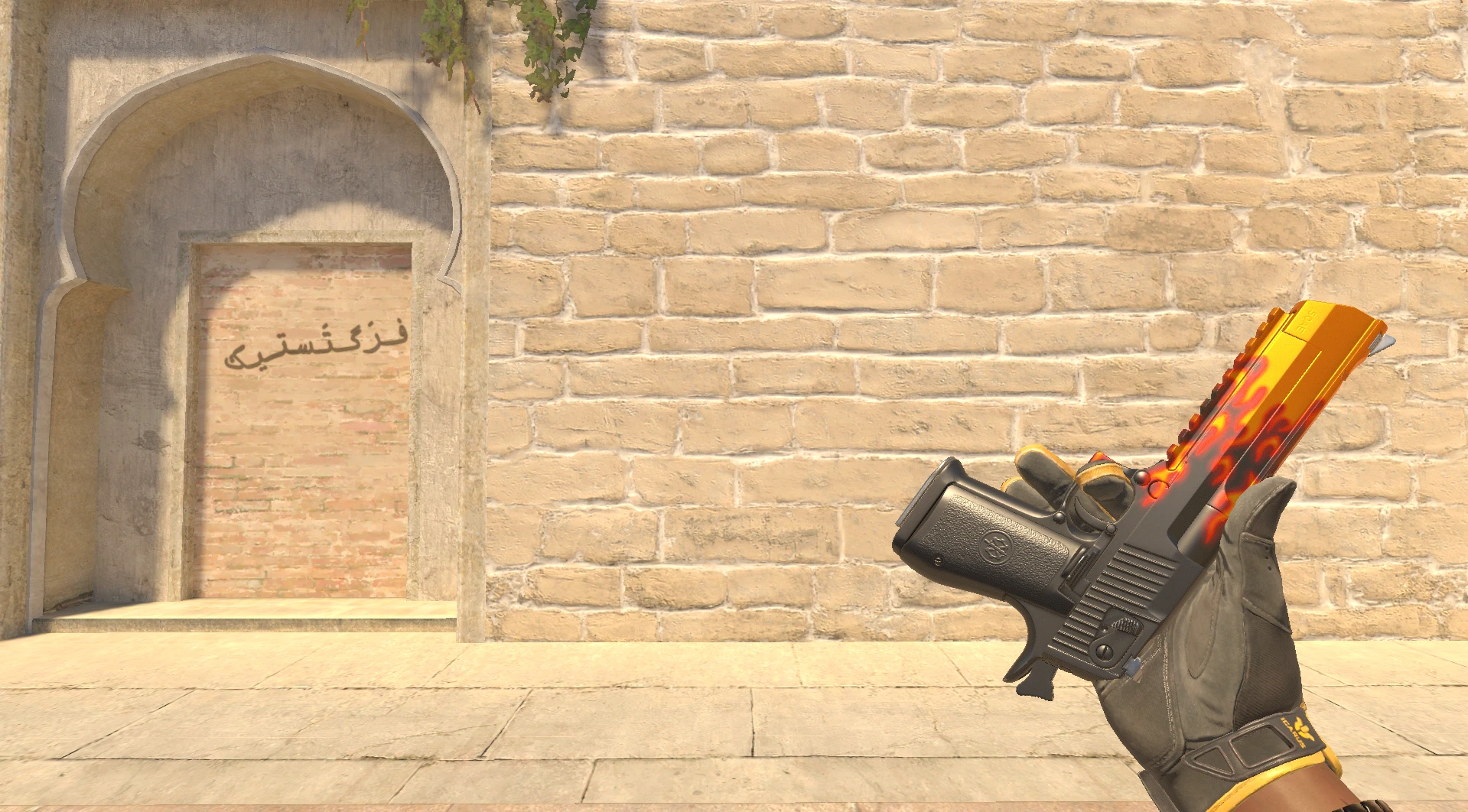 Desert Eagle Blaze Factory New yellow CS2 skin iconic