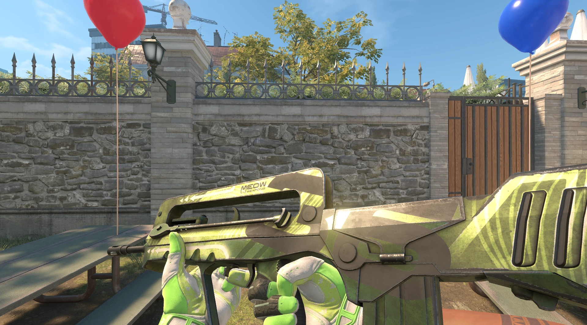 FAMAS Meow 36 Field-Tested green CS2 skin