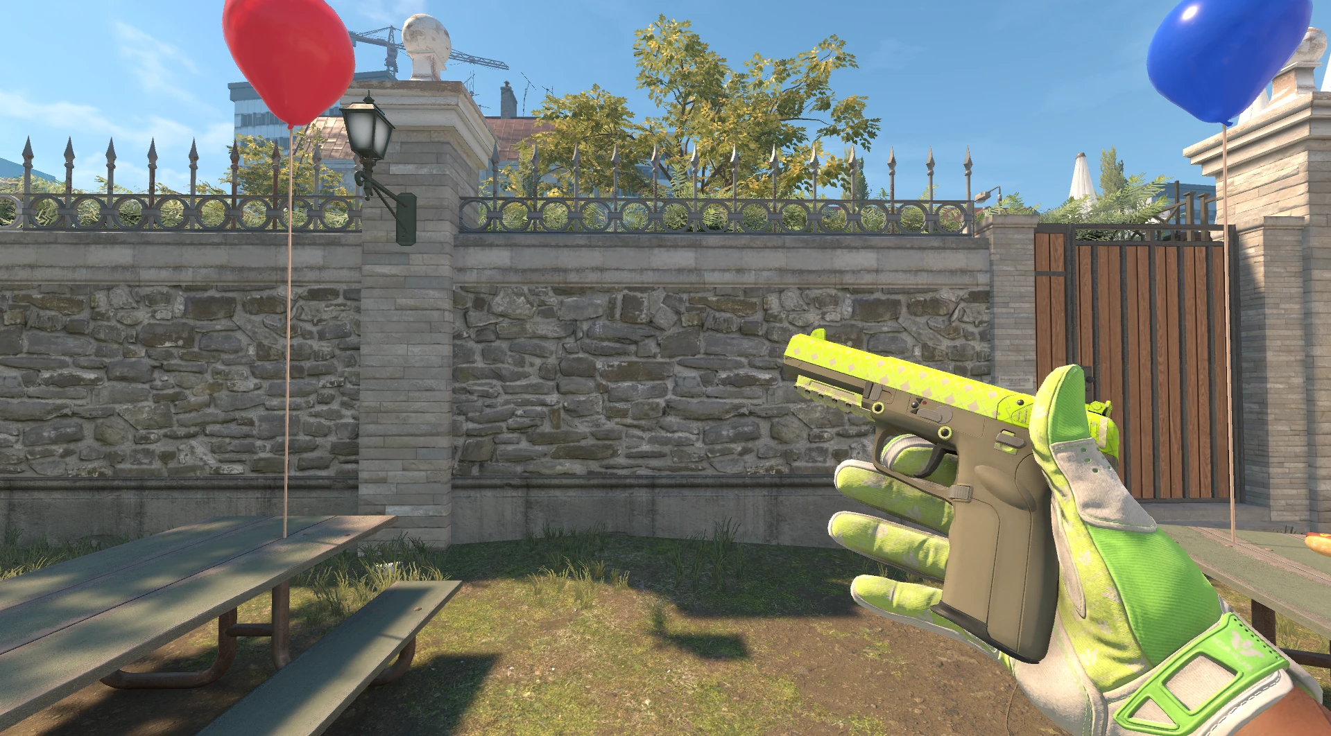 Five-SeveN Neon Kimono Factory New green CS2 skin