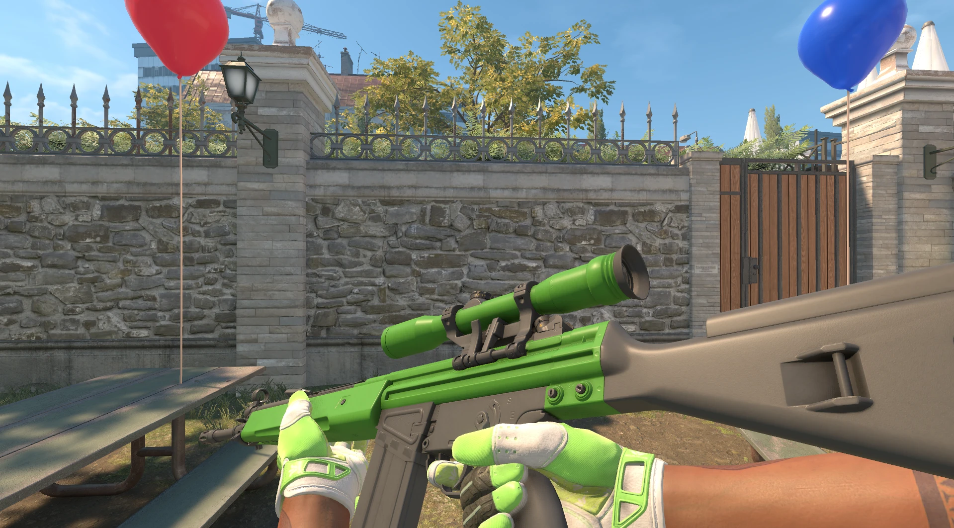 G3SG1 Green Apple Factory New green CS2 skin