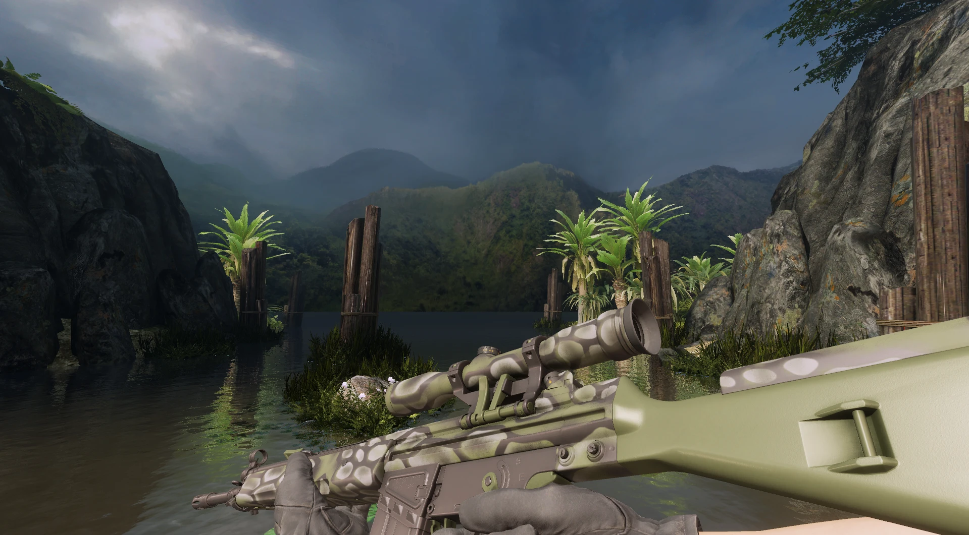 G3SG1 Green Cell CS2 budget sniper skin simple green