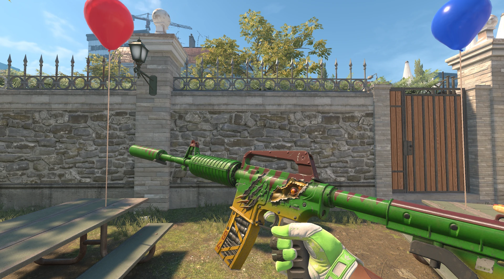M4A1-S Emphorosaur-S Field-Tested green dinosaur CS2 skin