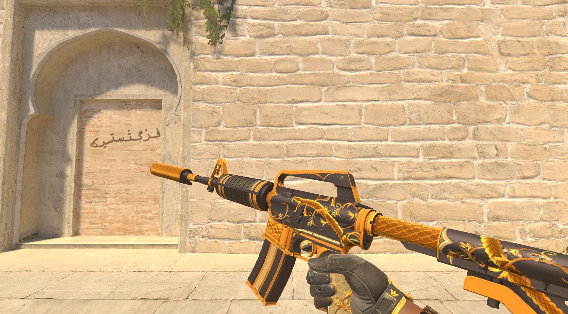 M4A1-S Golden Coil yellow CS2 skin perfect for yellow inventory