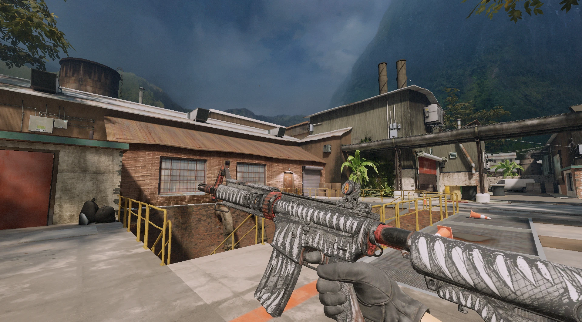 M4A4 Zubastick Field-Tested budget CS2 skin Dead Hand Collection insane look