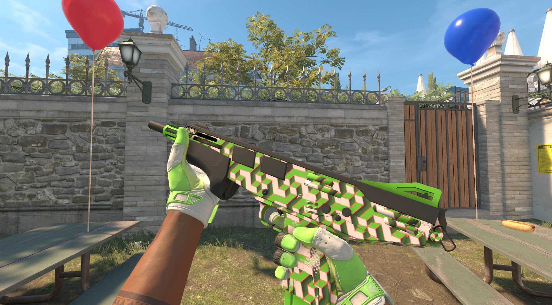 MAG-7 Counter Terrace Factory New green CS2 skin Rising Sun Collection