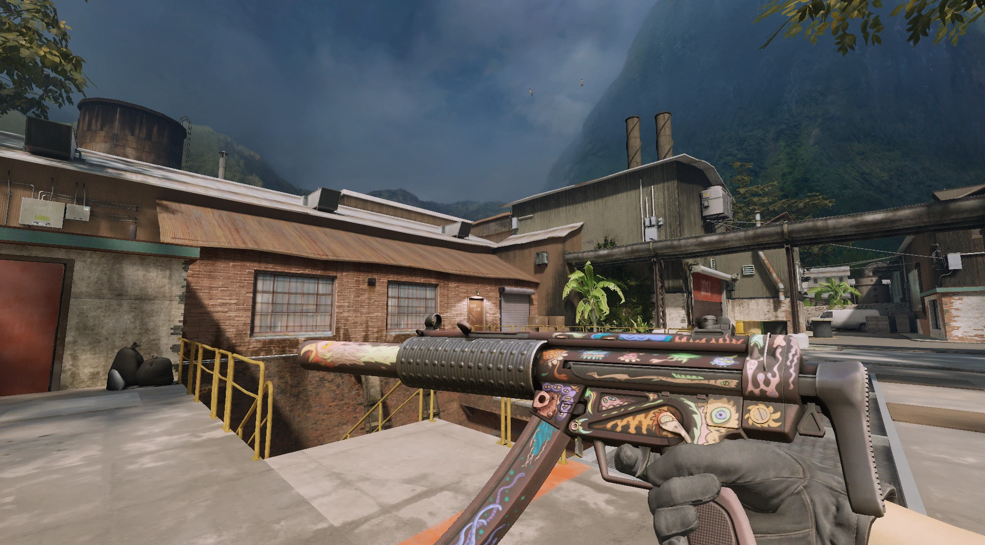 MP5-SD Necro Jr Field-Tested budget CS2 skin chicken colorful monsters