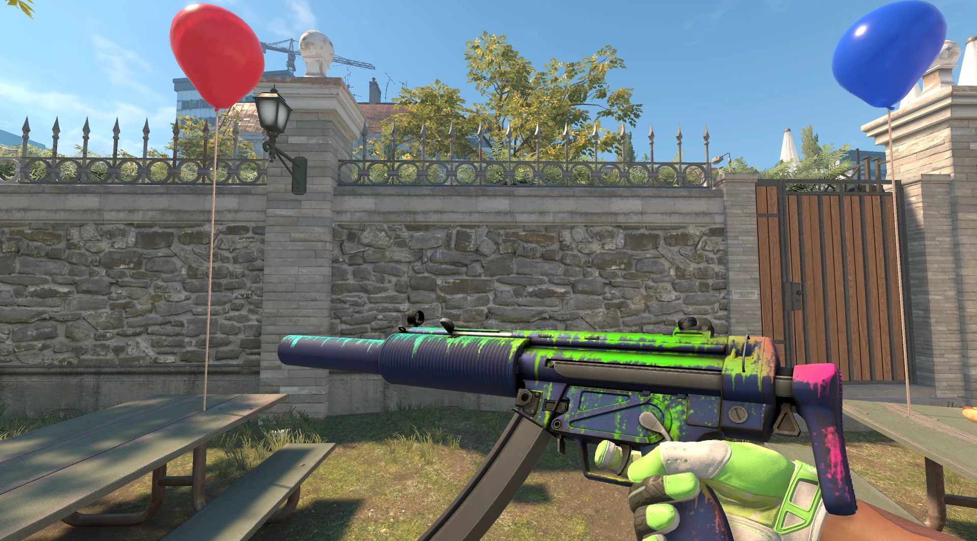 MP5-SD Phosphor Factory New green CS2 skin