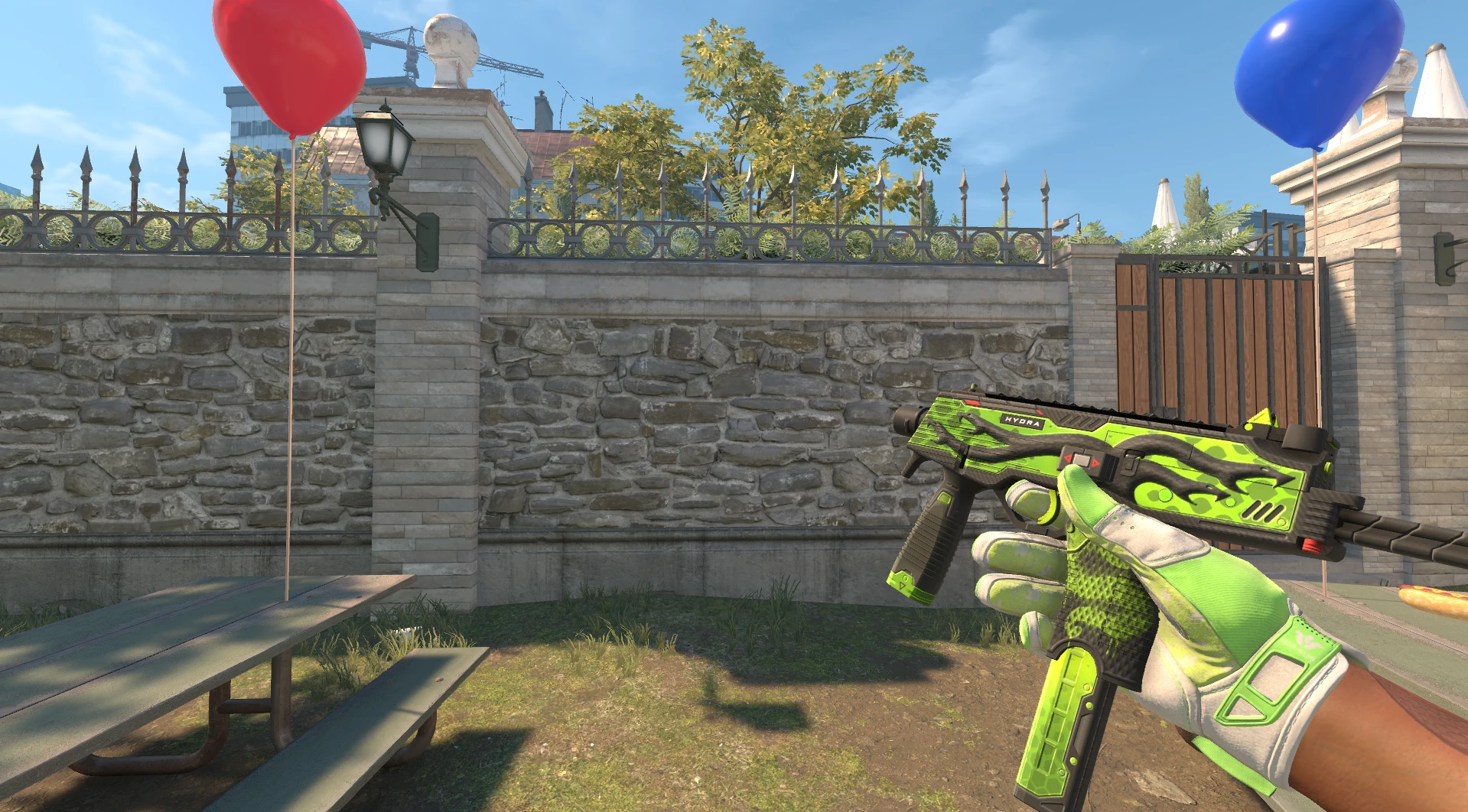 MP9 Hydra Factory New green CS2 skin
