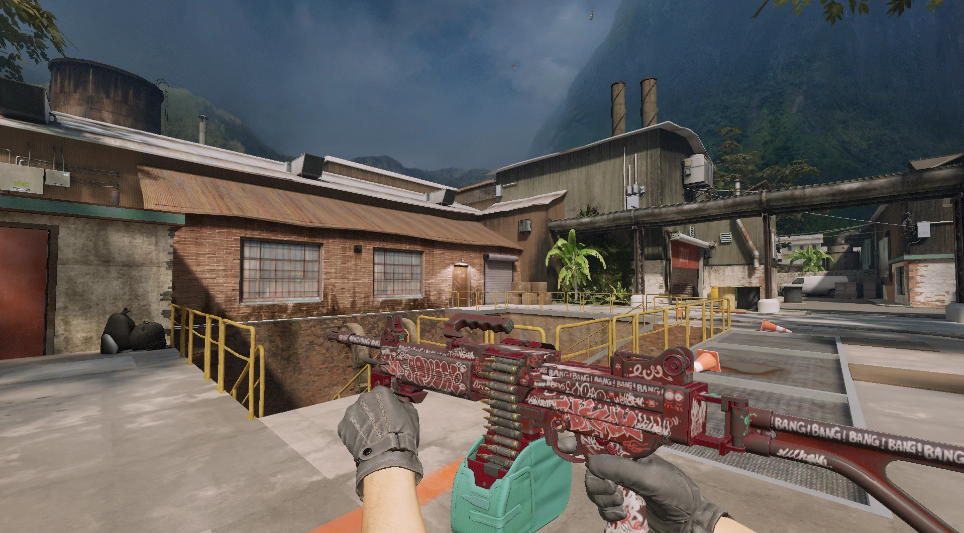 Negev Wall Bang Field-Tested red budget CS2 skin 4 cents