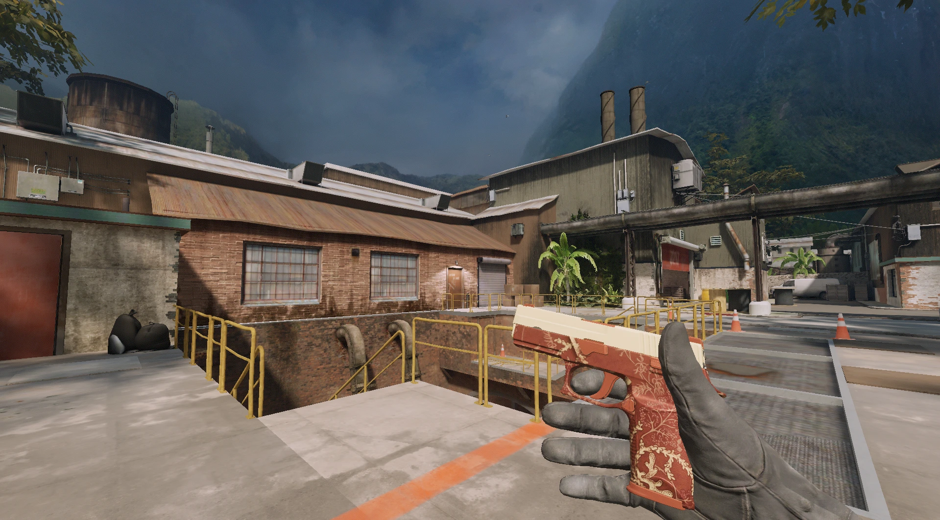 P250 Red Tide Field-Tested red budget CS2 skin Radiant Collection