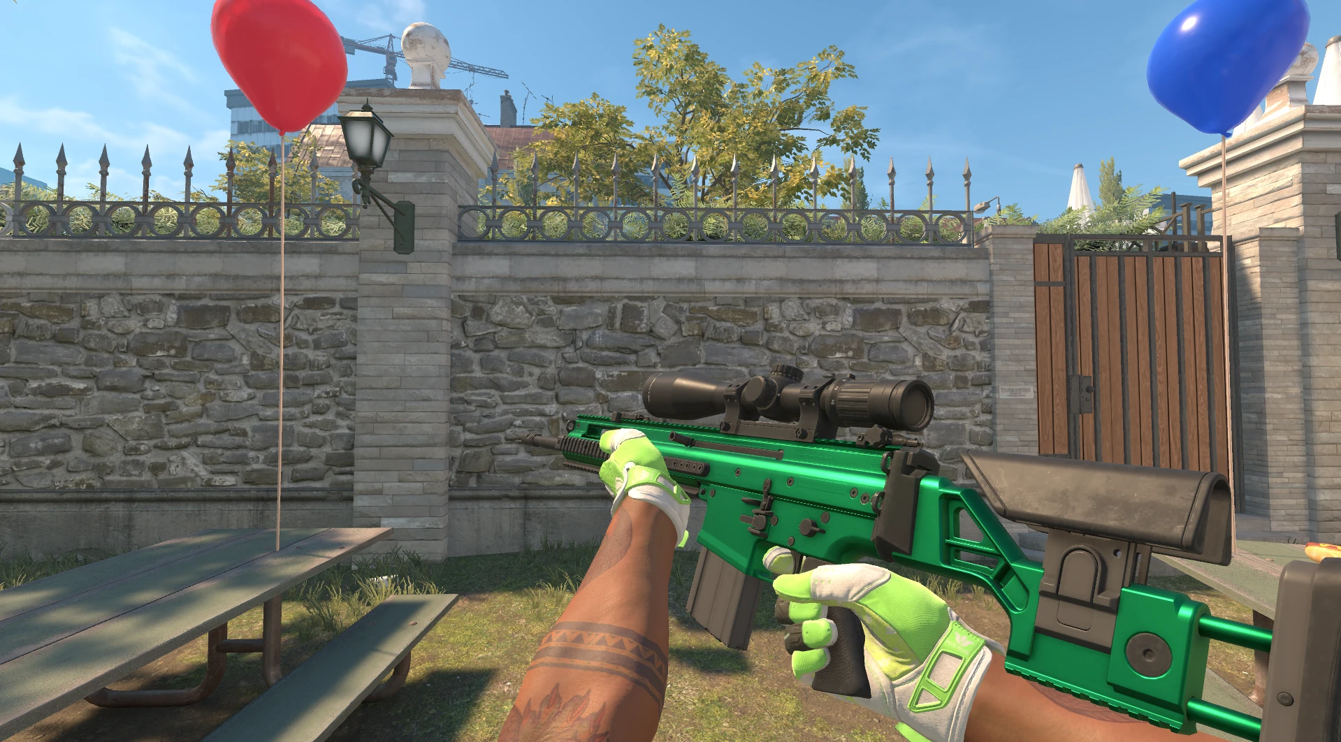 SCAR-20 Emerald Factory New green CS2 skin