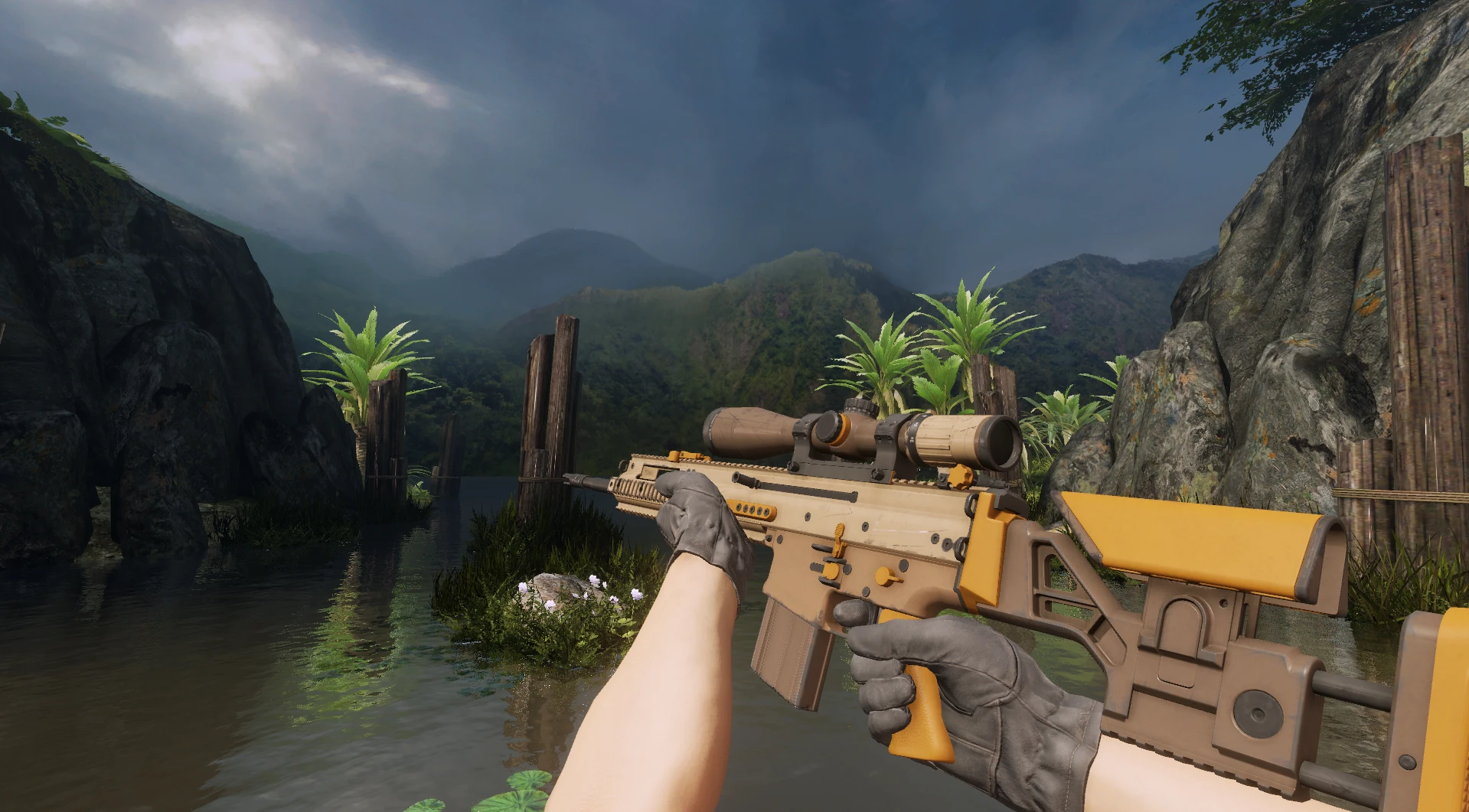 SCAR-20 Short Ochre CS2 budget sniper skin desert feel