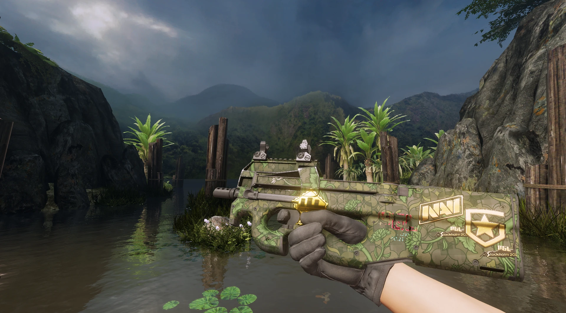 Souvenir P90 Verdant Growth CS2 budget SMG skin best looking SMG