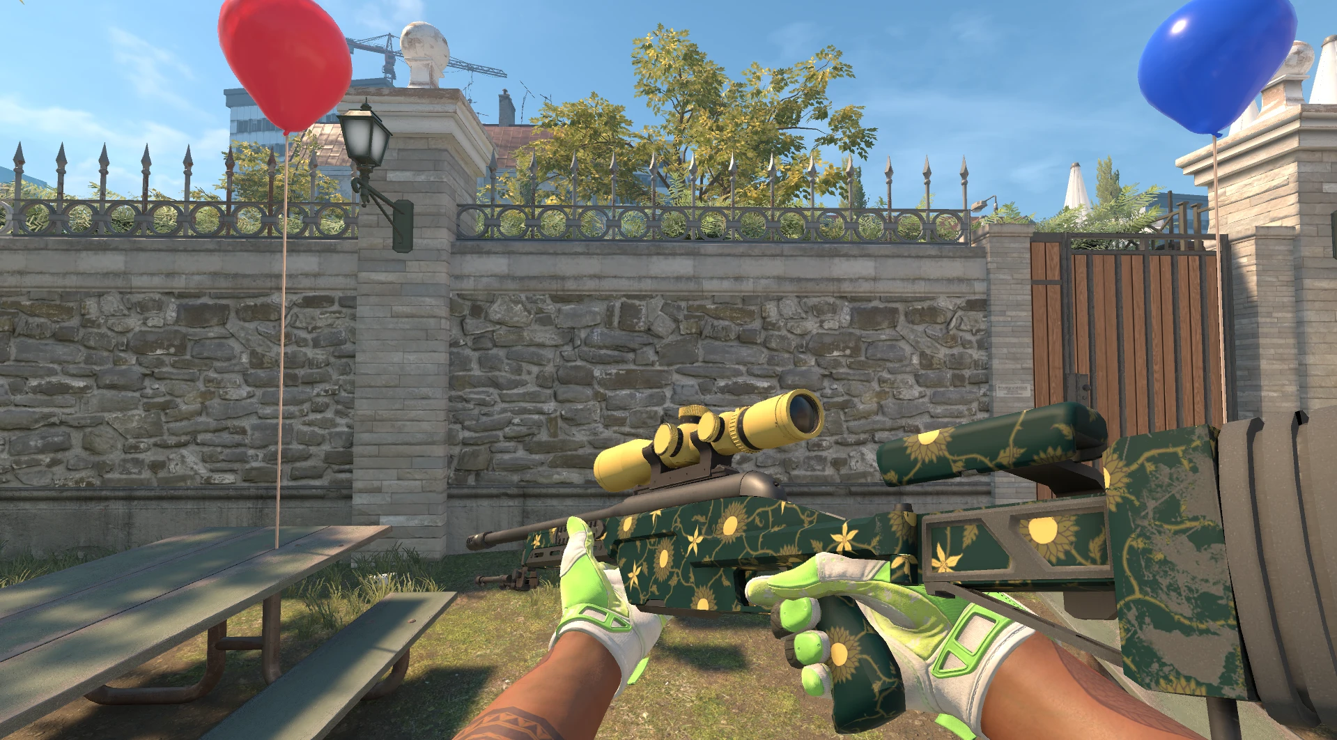 SSG 08 Sea Calico Factory New green CS2 skin St Marc Collection