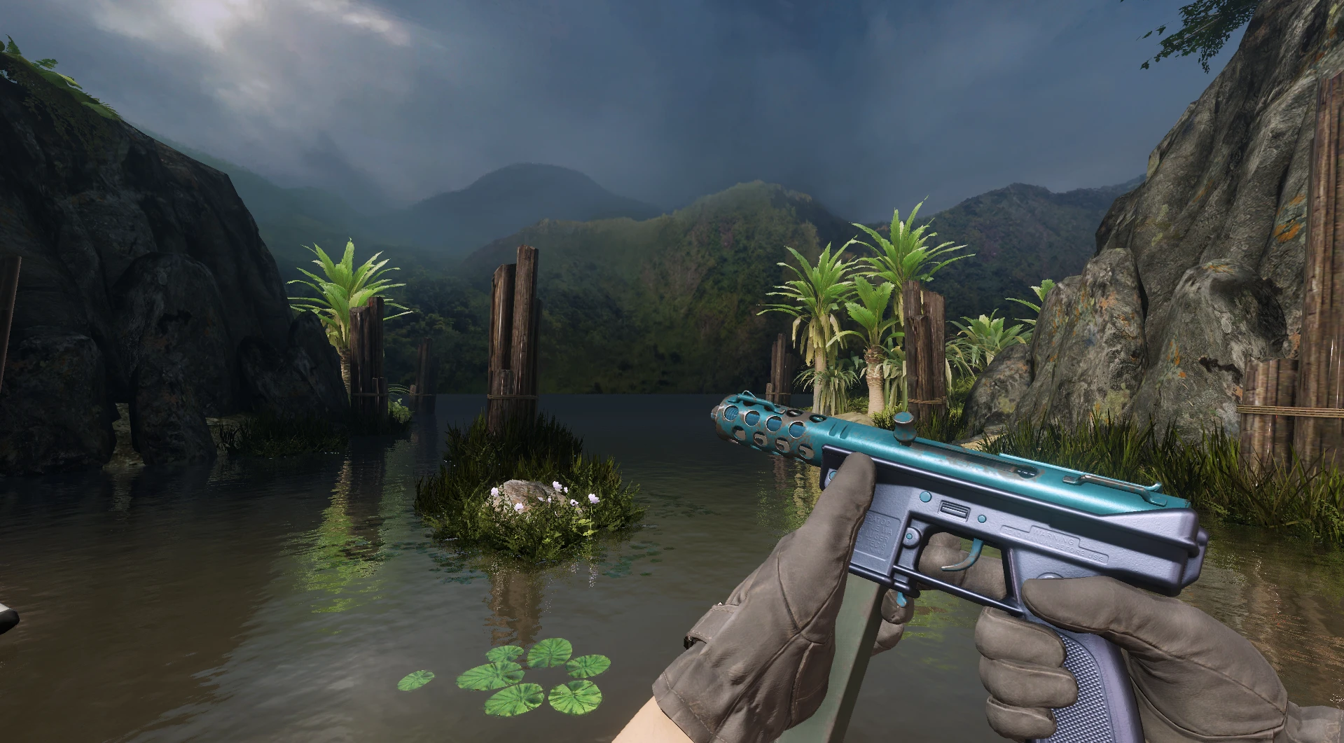 Tec-9 Blue Blast CS2 budget skin blue eco gun