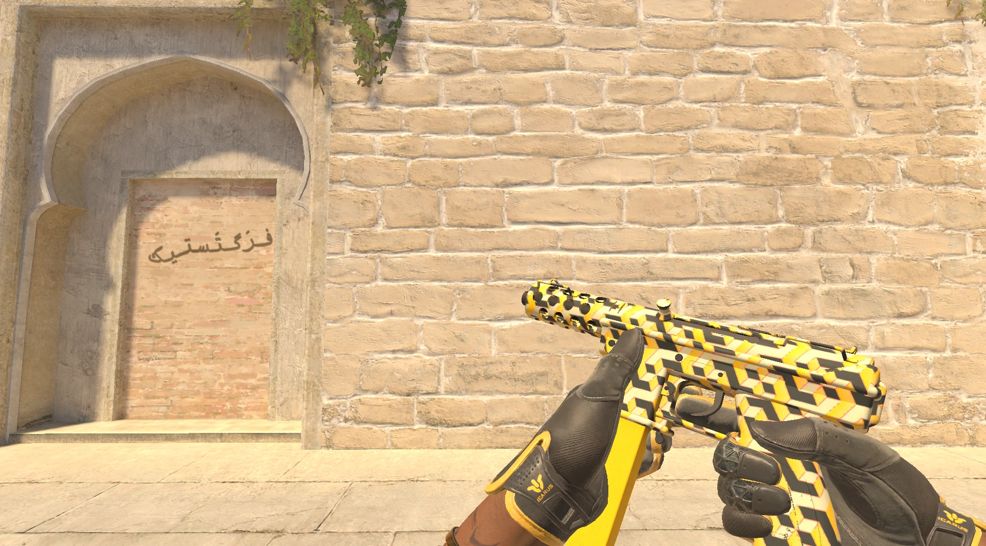 Tec-9 Terrace yellow CS2 skin Rising Sun Collection