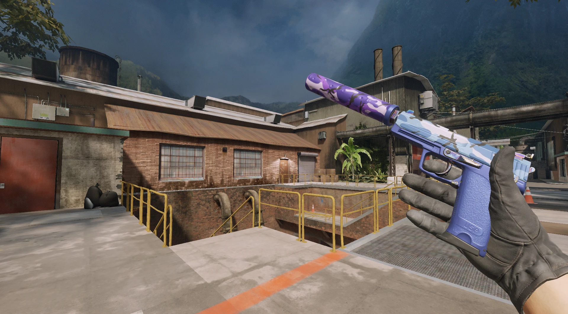 USP-S Alpine Camo Field-Tested purple blue CS2 budget skin Sport and Field Collection