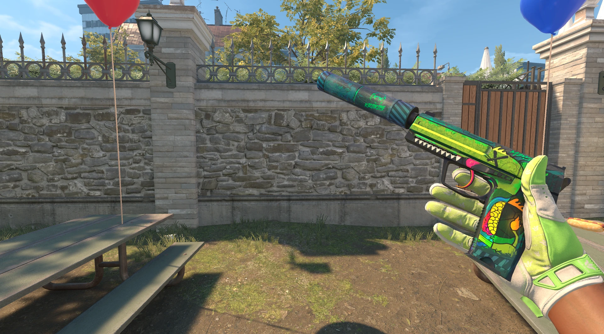 USP-S Monster Mashup Factory New green CS2 skin